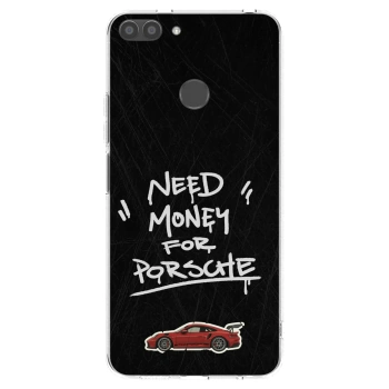 Picasee silikonový průhledný obal pro Huawei P Smart - Dark Racer
