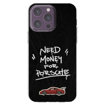Picasee silikonový průhledný obal pro Apple iPhone 14 Pro Max - Dark Racer