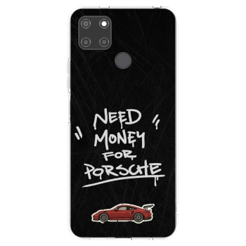 Picasee silikonový průhledný obal pro Realme C21Y - Dark Racer