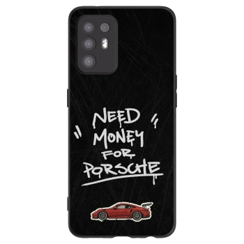Picasee silikonový černý obal pro OPPO A94 5G - Dark Racer