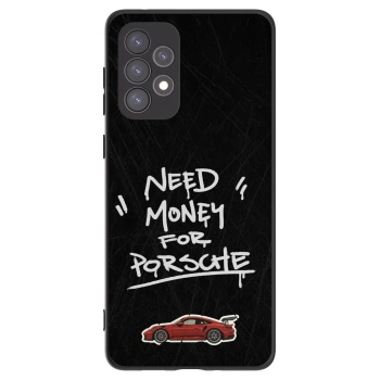 Picasee silikonový černý obal pro Samsung Galaxy A73 5G - Dark Racer