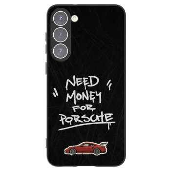 Picasee silikonový černý obal pro Samsung Galaxy S23+ 5G - Dark Racer