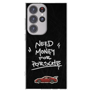 Picasee silikonový průhledný obal pro Samsung Galaxy S23 Ultra 5G - Dark Racer