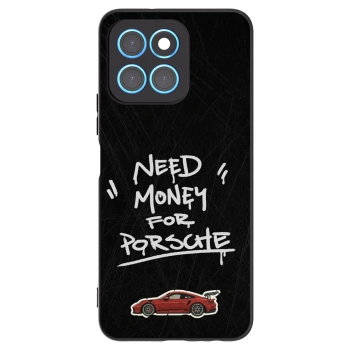 Picasee silikonový černý obal pro Honor X8 5G - Dark Racer