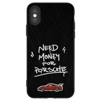 Picasee silikonový černý obal pro Apple iPhone X/XS - Dark Racer