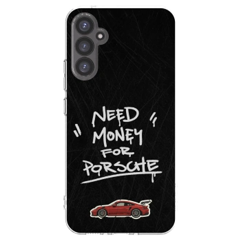 Picasee silikonový průhledný obal pro Samsung Galaxy A34 5G A346B - Dark Racer