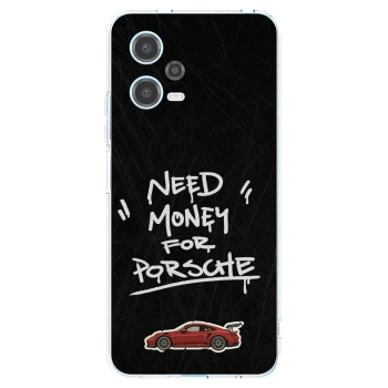 Picasee silikonový průhledný obal pro Xiaomi Redmi Note 12 5G - Dark Racer