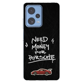 Picasee silikonový průhledný obal pro Xiaomi Redmi Note 12 Pro 5G - Dark Racer