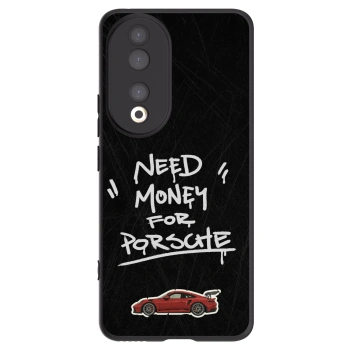 Picasee silikonový černý obal pro Honor 90 5G - Dark Racer