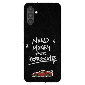 Picasee silikonový průhledný obal pro Samsung Galaxy A04s A047F - Dark Racer