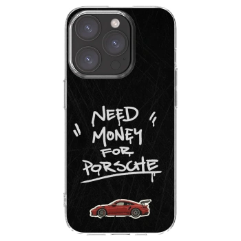Picasee silikonový průhledný obal pro Apple iPhone 15 Pro - Dark Racer