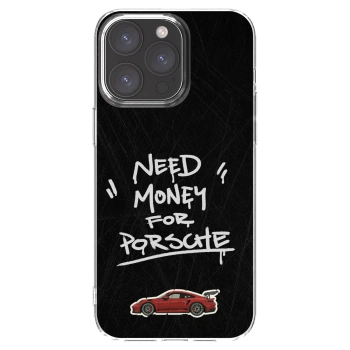 Picasee silikonový průhledný obal pro Apple iPhone 15 Pro Max - Dark Racer
