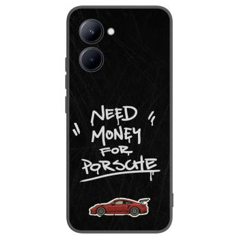 Picasee silikonový černý obal pro Realme C33 (2023) - Dark Racer