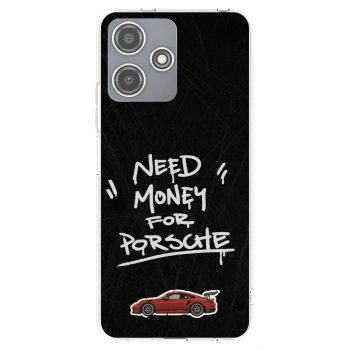 Picasee silikonový průhledný obal pro Xiaomi Redmi 12 5G - Dark Racer