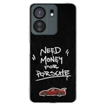 Picasee silikonový průhledný obal pro Xiaomi Redmi 13C 4G - Dark Racer