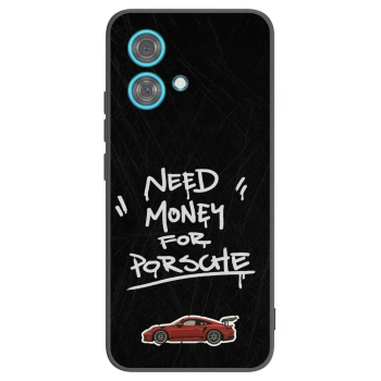 Picasee silikonový černý obal pro Motorola Edge 40 Neo - Dark Racer