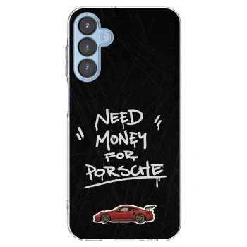 Picasee silikonový průhledný obal pro Samsung Galaxy A15 A156B 5G - Dark Racer