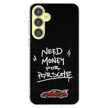 Picasee silikonový průhledný obal pro Samsung Galaxy A35 5G A356B - Dark Racer