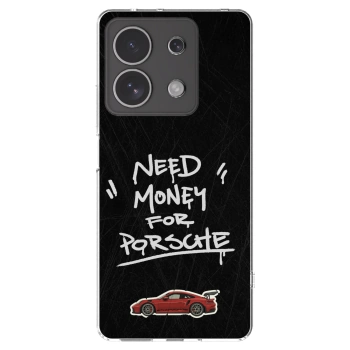 Picasee silikonový průhledný obal pro Xiaomi Redmi Note 13 4G - Dark Racer
