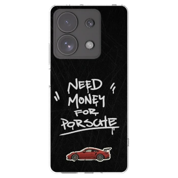 Picasee silikonový průhledný obal pro Xiaomi Redmi Note 13 Pro 4G - Dark Racer