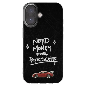 Picasee silikonový průhledný obal pro Apple iPhone 16 - Dark Racer