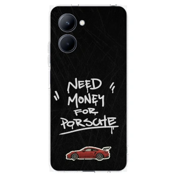 Picasee silikonový průhledný obal pro Realme C33 (2023) - Dark Racer