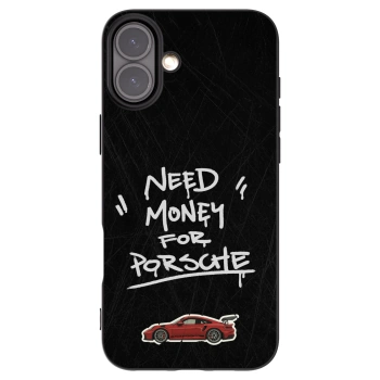 Picasee silikonový černý obal pro Apple iPhone 16 Plus - Dark Racer
