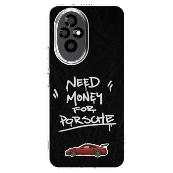 Picasee silikonový průhledný obal pro Honor 200 5G - Dark Racer