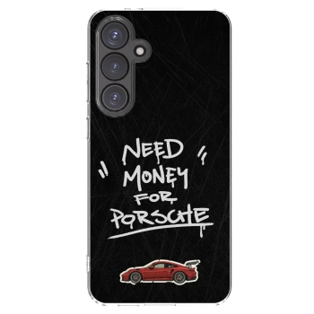 Picasee silikonový průhledný obal pro Samsung Galaxy S24 FE S721B - Dark Racer