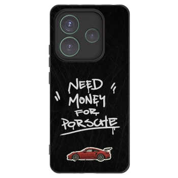 Picasee silikonový černý obal pro Xiaomi Redmi Note 14 5G - Dark Racer