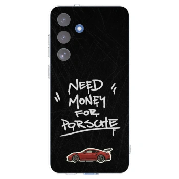 Picasee silikonový průhledný obal pro Samsung Galaxy S25 FE 5G - Dark Racer