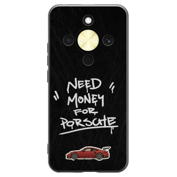 Picasee silikonový černý obal pro Honor Magic8 Lite 5G - Dark Racer