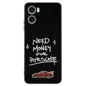 Picasee silikonový černý obal pro Motorola Moto G06 - Dark Racer