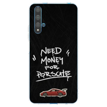 Picasee silikonový průhledný obal pro Huawei Nova 5T - Dark Racer