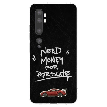 Picasee silikonový průhledný obal pro Xiaomi Mi Note 10 (Pro) - Dark Racer