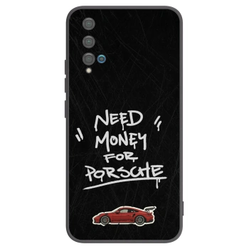 Picasee silikonový černý obal pro Huawei Nova 5T - Dark Racer
