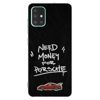 Picasee silikonový průhledný obal pro Samsung Galaxy A51 A515F - Dark Racer