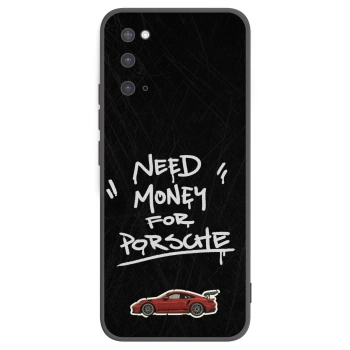 Picasee silikonový černý obal pro Samsung Galaxy S20 G980F - Dark Racer