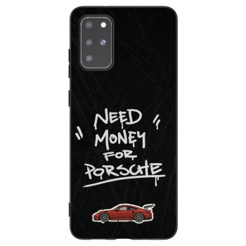 Picasee silikonový černý obal pro Samsung Galaxy S20+ G985F - Dark Racer