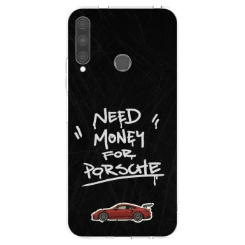 Picasee silikonový průhledný obal pro Huawei P40 Lite E - Dark Racer