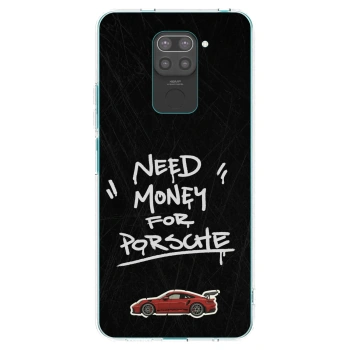 Picasee silikonový černý obal pro Xiaomi Redmi Note 9 - Dark Racer