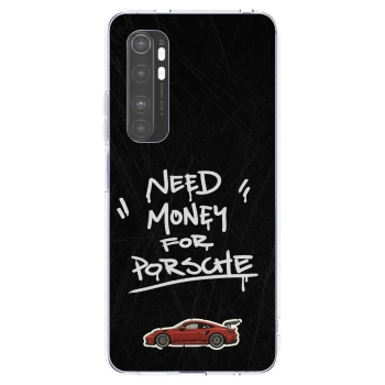 Picasee silikonový průhledný obal pro Xiaomi Mi Note 10 Lite - Dark Racer