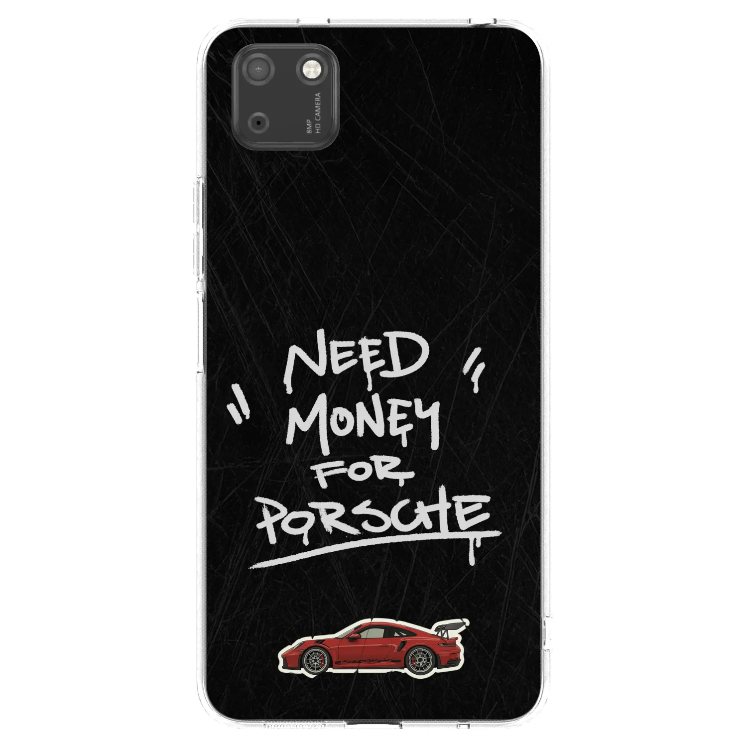 Picasee silikonový průhledný obal pro Huawei Y5P - Dark Racer