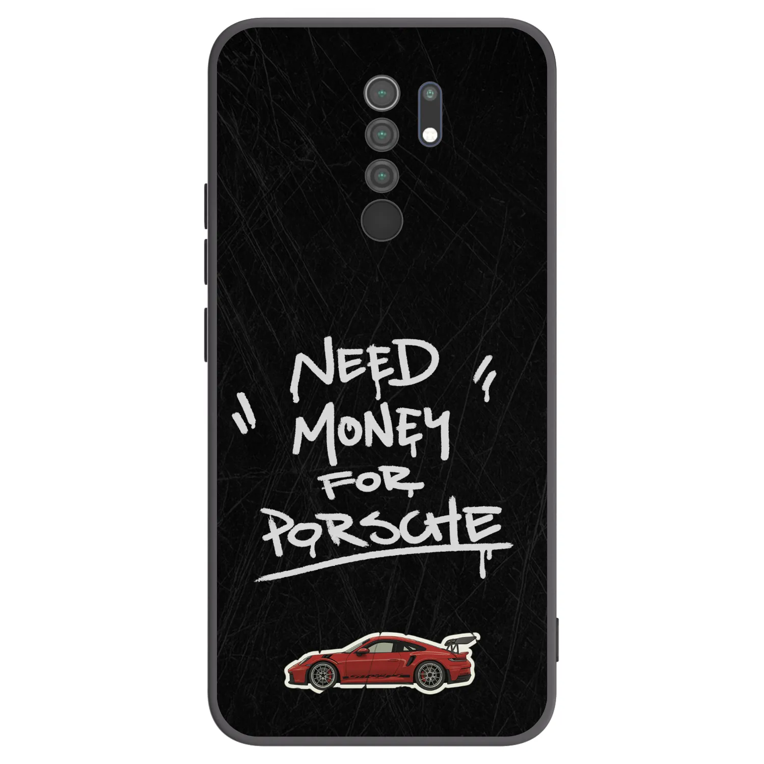 Picasee silikonový černý obal pro Xiaomi Redmi 9 - Dark Racer