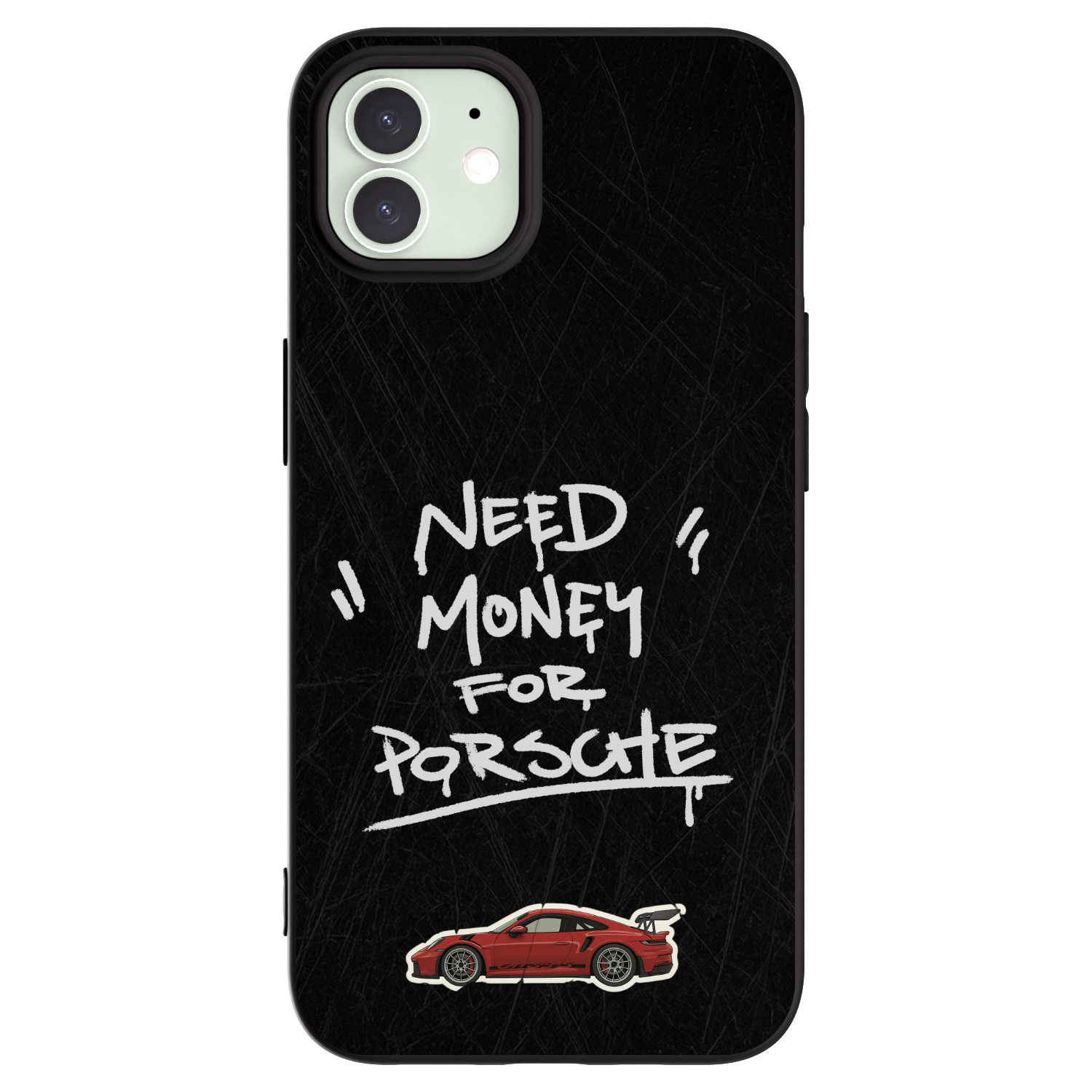 Picasee silikonový černý obal pro Apple iPhone 12 - Dark Racer
