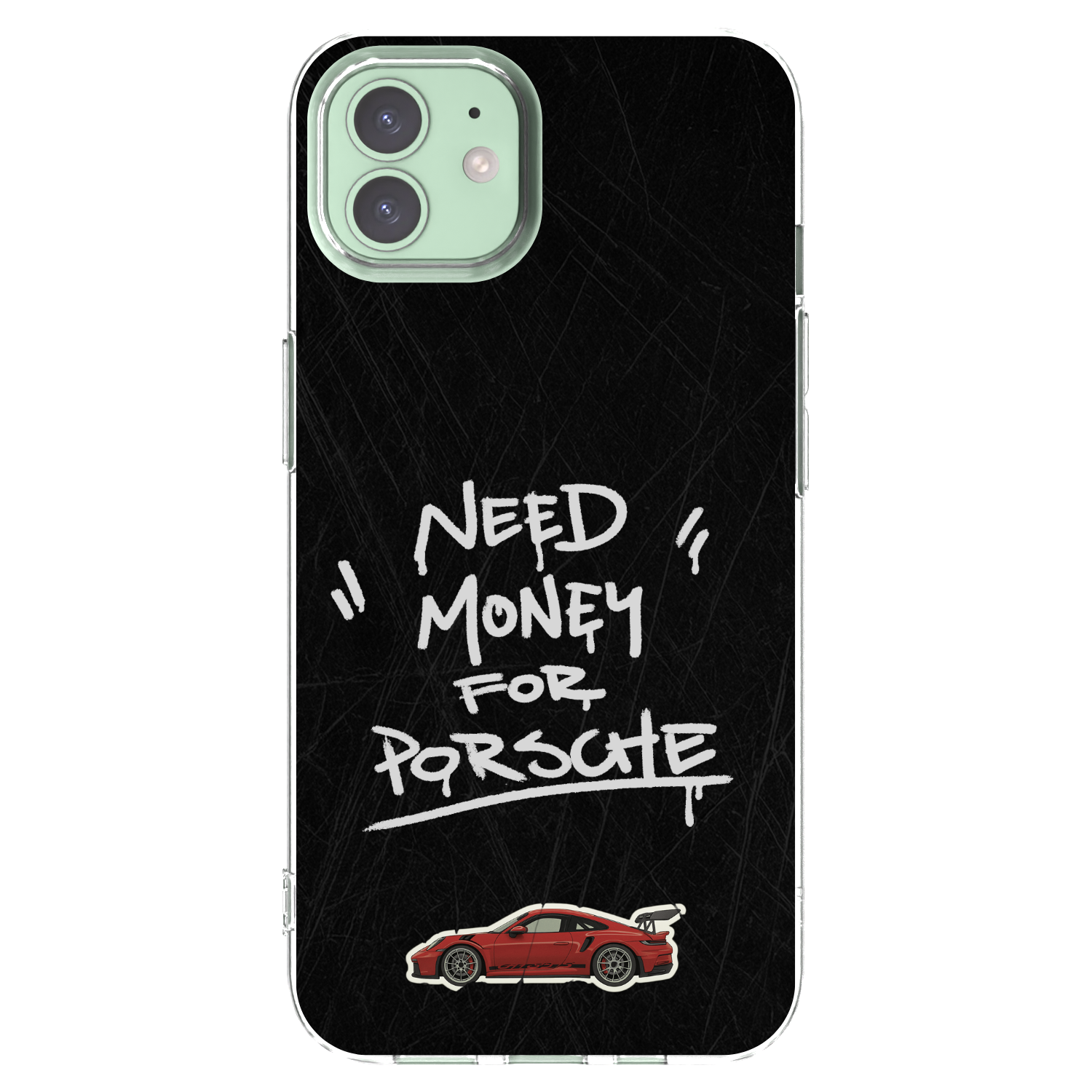 Picasee silikonový průhledný obal pro Apple iPhone 12 - Dark Racer