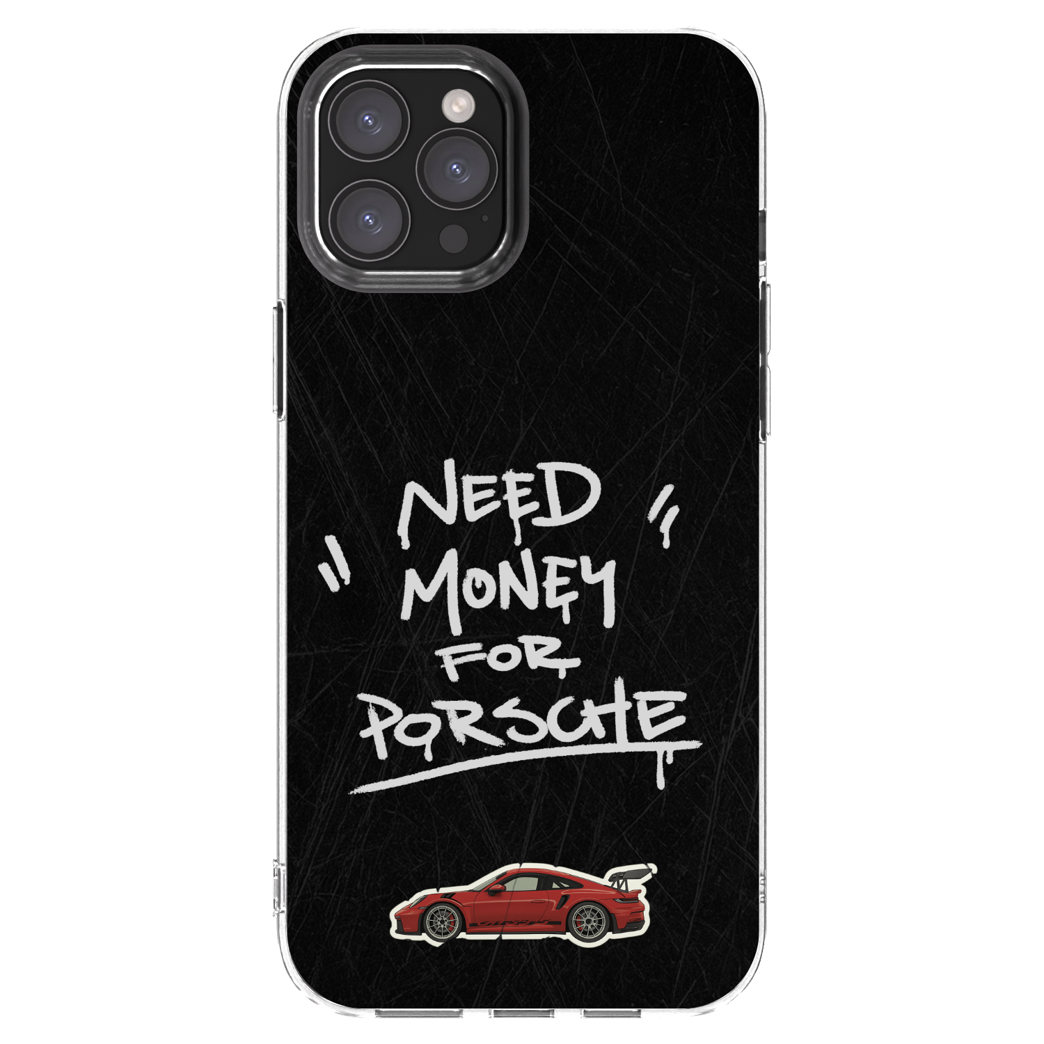 Picasee silikonový průhledný obal pro Apple iPhone 12 Pro Max - Dark Racer