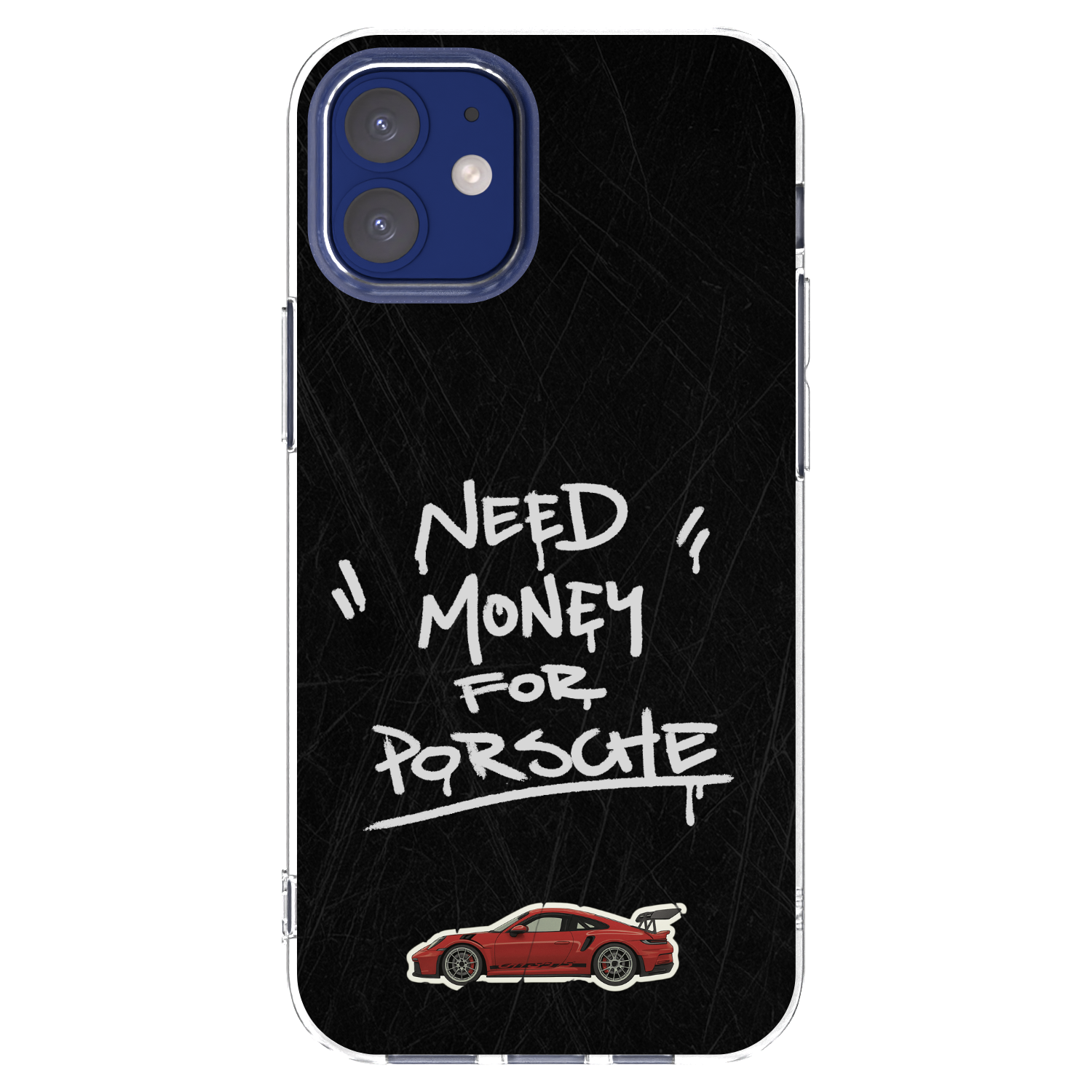 Picasee silikonový průhledný obal pro Apple iPhone 12 mini - Dark Racer