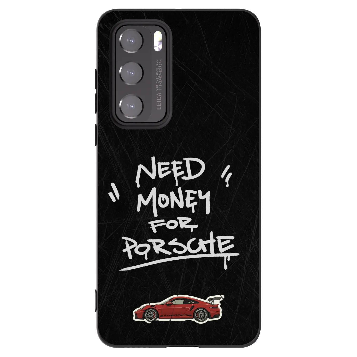 Picasee silikonový černý obal pro Huawei P40 - Dark Racer