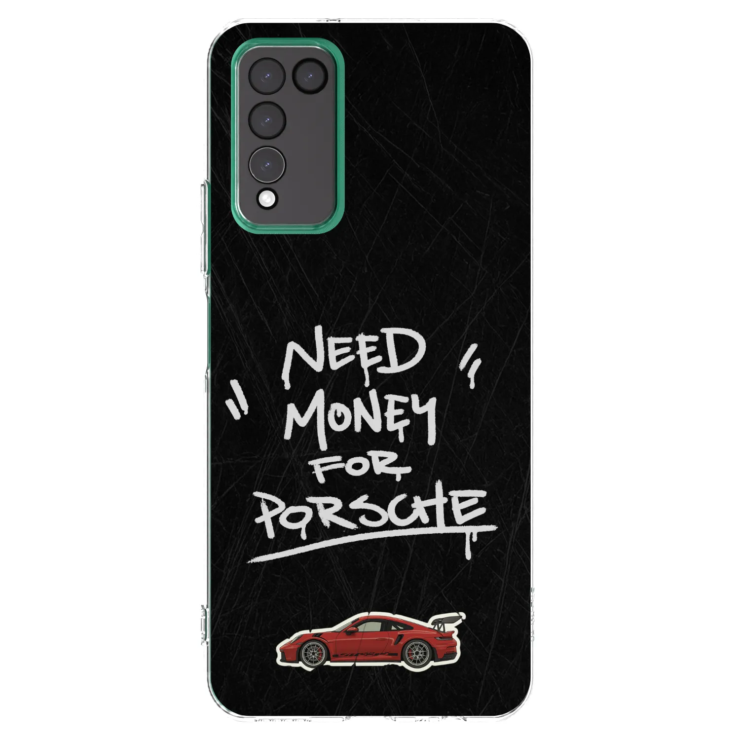 Picasee silikonový průhledný obal pro Honor 10X Lite - Dark Racer